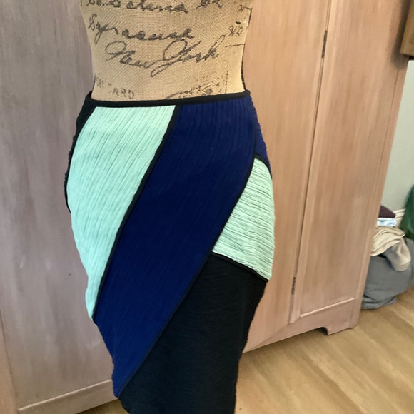 Maeve for Anthropologie color block skirt SZ 0 - Picture 12 of 15